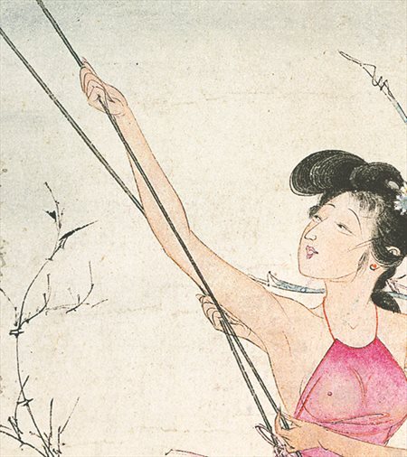 延津-胡也佛的仕女画和最知名的金瓶梅秘戏图